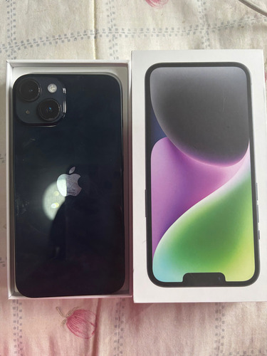 iPhone 14, Usado En Excelentes Condiciones, Con Caja Y Cable De Carga Original, De 128gb (Usado)