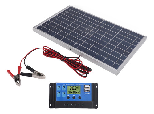 Panel Controlador Solar 10w 12v Policristalino Ip65