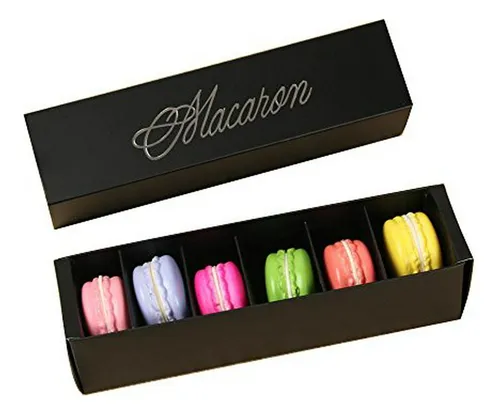 Caja Para Macarons, Contenedor De Chocolate, Portagalletas -