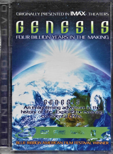 Genesis - Multiregión - Imax - American Film Festival - Dvd