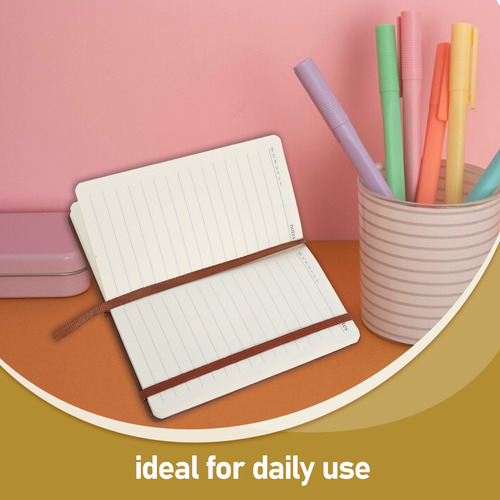 Mini Cuaderno Portátil Con Banda Elástica, Tamaño De Bolsill