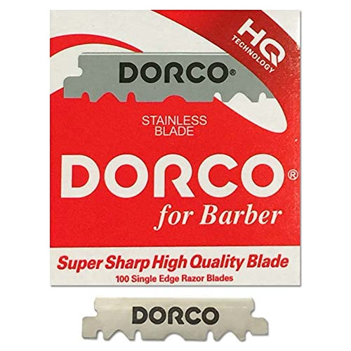 Ble Ra-60229 Dorco Barber Razor Blade - 100 Pc