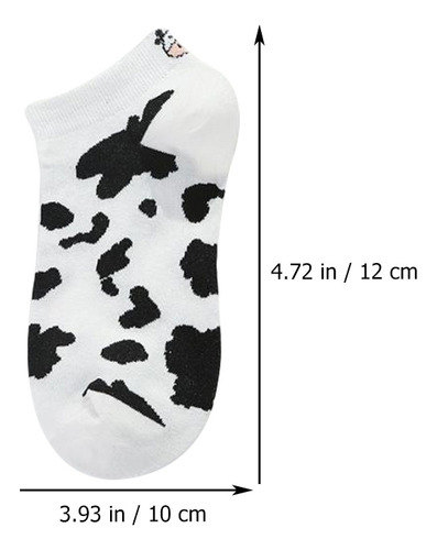 2 Pares De Calcetines Cortos De Algodón De Corte Bajo Con Fo