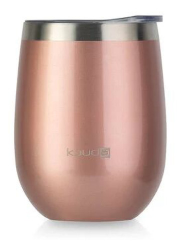 Copo Térmico Kouda 360ml Rose Gold - Ivo 6h Frio/ 3h Quente