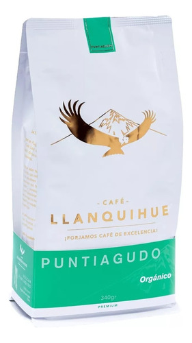 Café Llanquihue Puntiagudo Grano Molido Organico 340 Gr