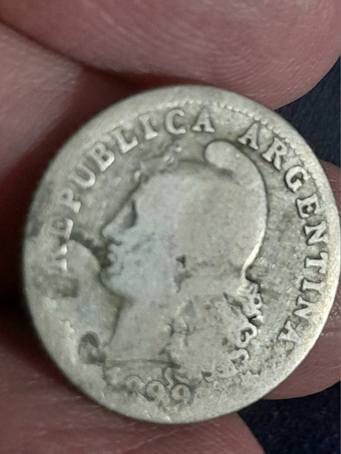 Moneda Argentina 20 Centavos 1899 La Dificil De La Serie (Usado)
