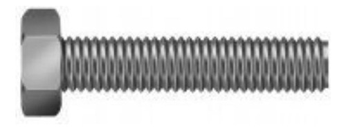 Parafuso Sextavado 3/8 X 2.1/2'' Galvanizado Com 100