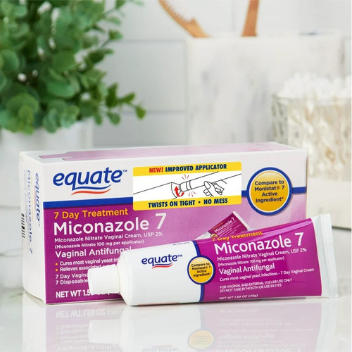 Equate Miconazol Pomada Vaginal C/ 7 Aplicadores Importado N/d