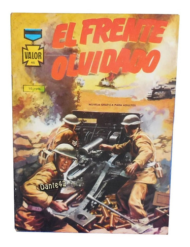 Dante42 Comics Antiguo Novela Guerra 1965