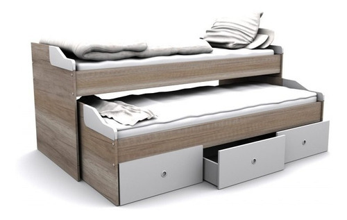Cama Nido Doble Superpuesta 1 Plaza S20 Valenziana