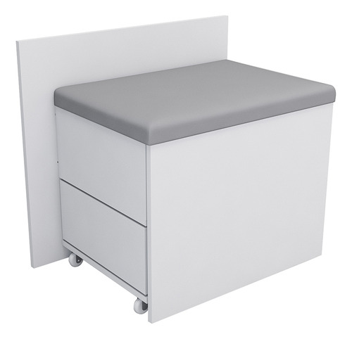 Maquillador Con Espejo, Asiento Tapizado, Luz Led -5010 Bla6