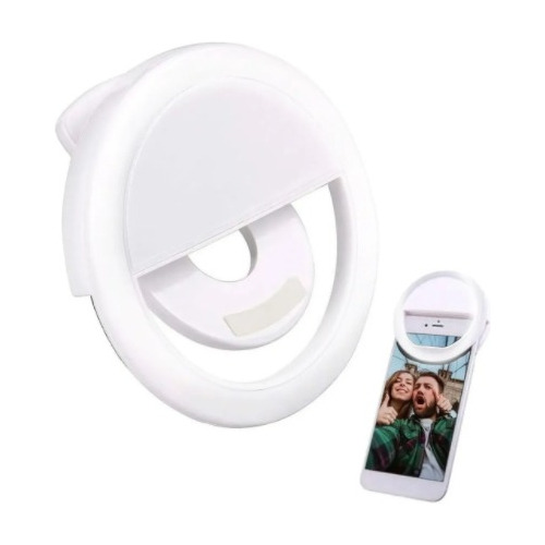 Aro Luz Led Selfie Anillo Ring Recargable Celular Youtuber