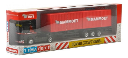 Mammoet Camion Scania Con Contenedores 1:64 Tematoys