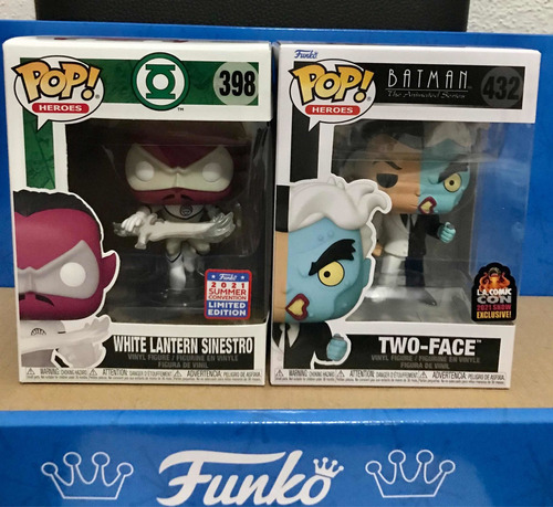 Funko Two Face Lacc Y Sinestro Set De Dos Piezas (Usado)