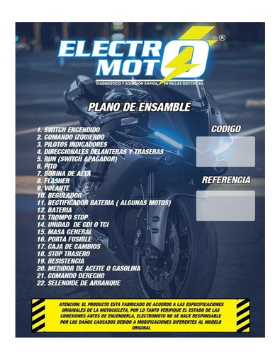 Ramal Eléctrico De Pulsar 180 2 De Tablero Digital