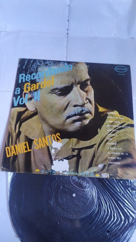 Daniel Santos Recordando A Gardel Vol 2 Disco De Vinil Origi