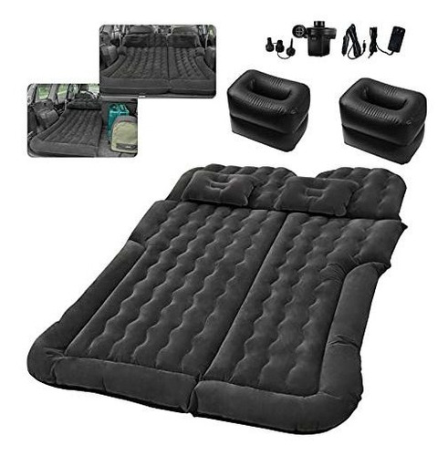 Suv Rv Air Mattress Car Bed Camping Cushion Pillow - 94mde