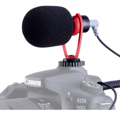Micrófono Cardioide Vm-q1 Ideal Camara/filmadora/celular