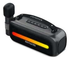 Bocina Aiwa Aws40bt Portátil Bluetooth Con Karaoke Negro