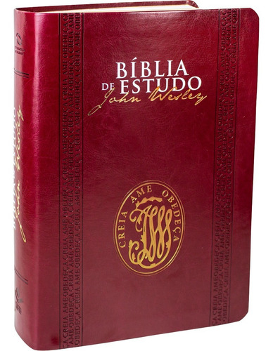 Bíblia De Estudo John Wesley Vinho
