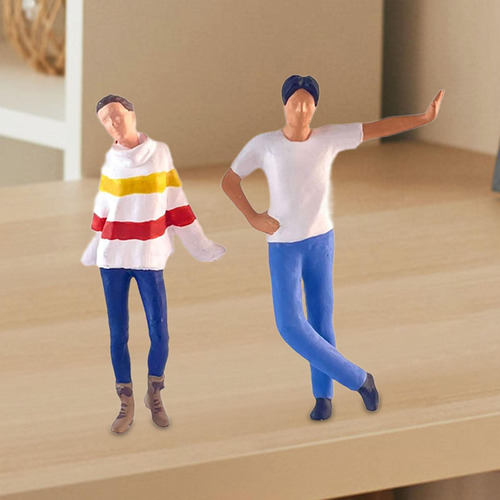 2x Figuras De Personas 1/64, Mini Figuras De Estudiantes,