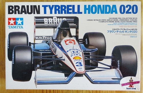 Tamiya Braun Tyrrell Escala 1/20