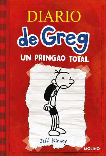 Diario de Greg 1 - Un renacuajo, de Kinney, Jeff. Serie Diario de Greg Editorial Molino, tapa dura en español, 2008