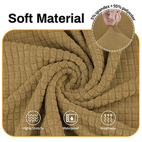 Fundas De Sofá De 3 Cojines Impermeables Elásticas Talla M