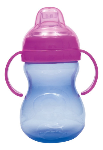 Copo Com Alça E Bico De Silicone Infantil 350ml - Buba