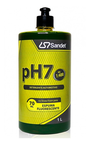 Detergente Gerador De Espuma 1l Ph7 Fluorescente Sandet *