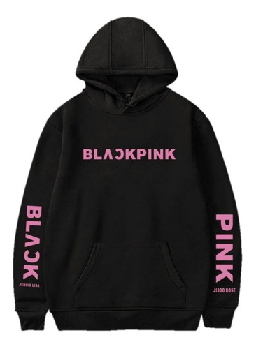 Sudadera Black Pink Logo Nombre Integrante Y Año K-pop Music