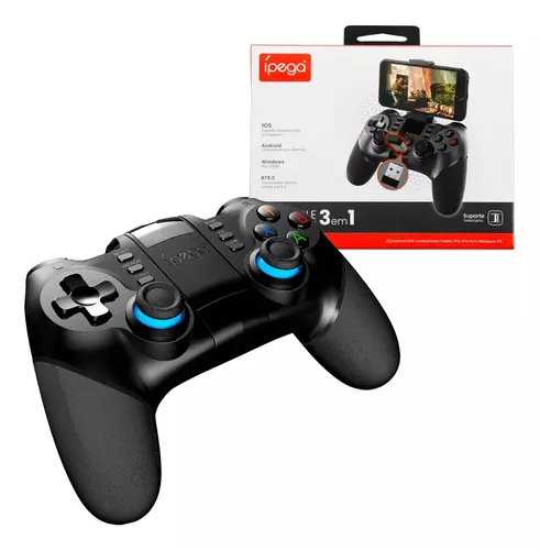 Ipega-PG-9076 Controlador de Jogo Bluetooth, 2.4G Gamepad Sem Fio