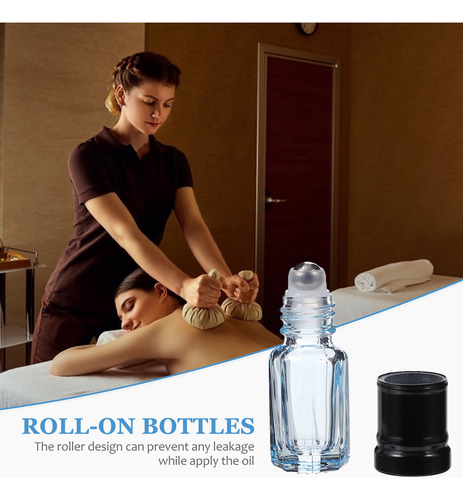 Rodillo De 8 Botellas De Aceite Esencial De 3 Ml Para Botell