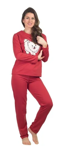 Pijama feminino hotsell inverno atacado