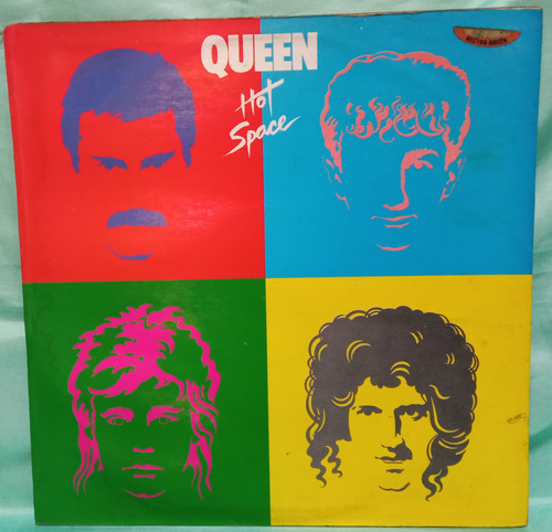 O  Queen Lp Espacio Caliente = Hot Space 1982 Ricewithduck