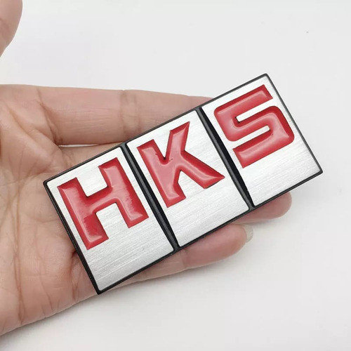 Emblema Pegatina Adhesivo Metálico Modelo Hks Para Autos 