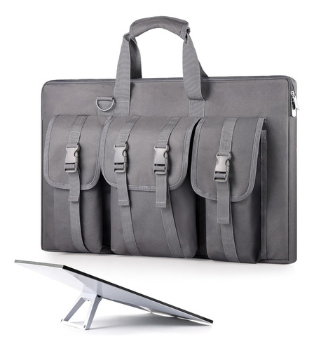 Funda Mochila Viaje Camping Para Starlink V3 Gen3 Accesorios Color Gris Diseño De La Tela Liso