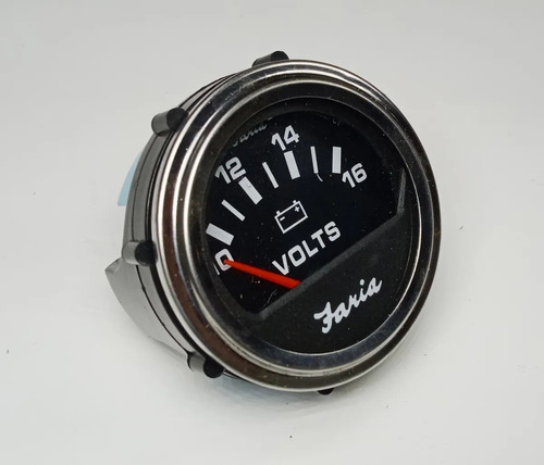 Voltimetro Indicador 12v Faria Reloj Voltaje 8v-18v Con Luz 