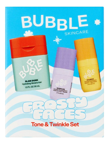 Set De Navideño Bubble Frosty Faces - 3 Productos