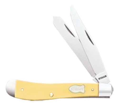 Schrade 94oty  Yellow Gunstock Trapper