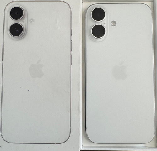 Apple Iphone 16. 100% De Pila. At&t. 128gb Color Blanco Blanco (Usado)