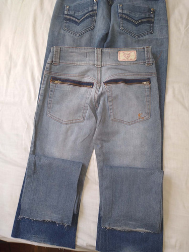 Pa56 Pantalon (3)camisa(1) De Jeans Talles 3/30/38/42 $ 2400