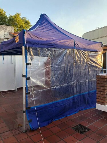 Gazebo 3h Usado 3 X 3. No Hago Envío 1 Pared Trasp Y 2 Opaca (Usado)