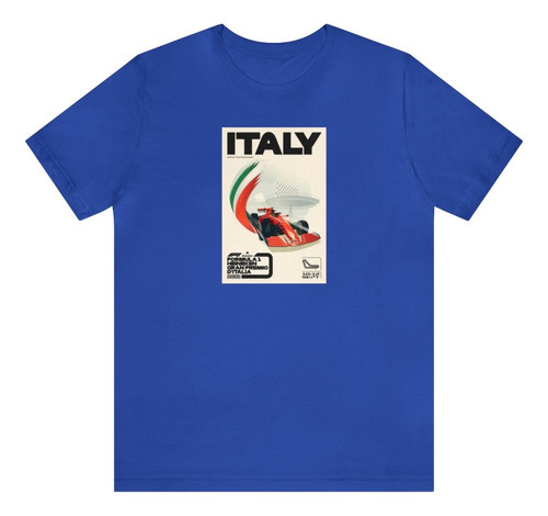 Remeras Algodon Peinado Formula 1 Gp Monza Italia 2021