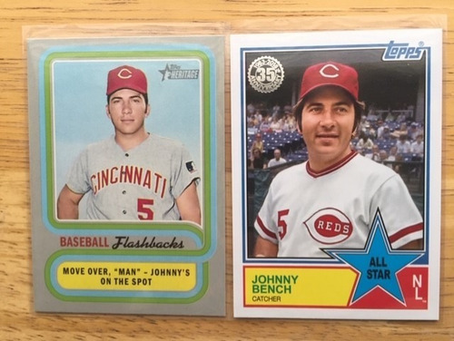 Johnny Bench 2 Tarjetas Especiales 