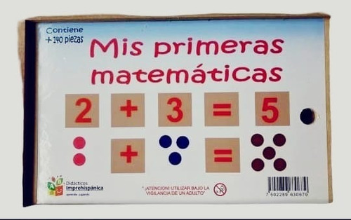 Juego De Mis Primeras Matematicas 140 Pzas