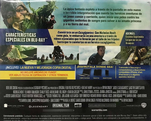 Jack El Cazagigantes Bluray + Dvd + Digital