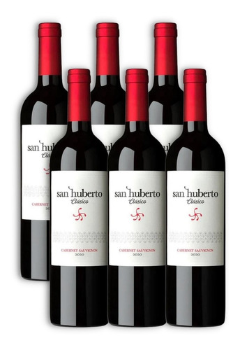 San Huberto Clásico Vino Cabernet Sauvignon Caja X6u 750ml