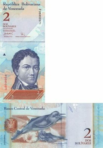 Vendo Billetes De 2 Bolivares Fuera De Circulación 