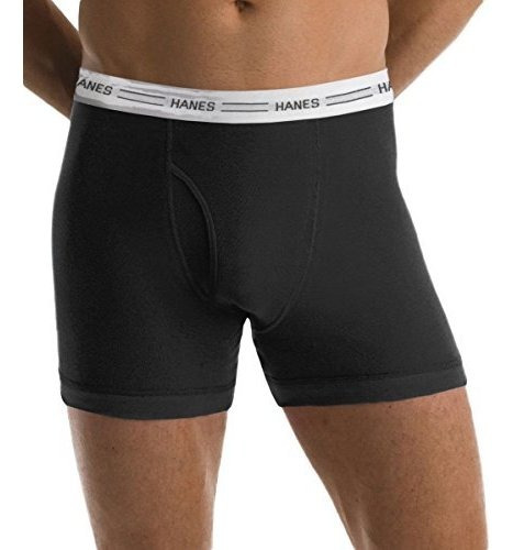 Bóxer Brief Talla Medium Para Hombre Hanes Color Negro